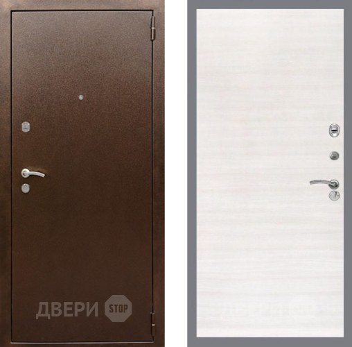 Входная металлическая Дверь Рекс (REX) 1А Медный Антик GL Акация в Дзержинском