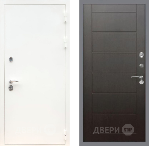 Дверь Рекс (REX) 5 Белая Шагрень Сити Венге в Дзержинском