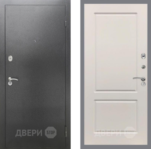 Дверь Рекс (REX) 2А Серебро Антик FL-117 Шампань в Дзержинском