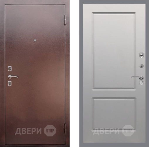 Входная металлическая Дверь Рекс (REX) 1 FL-117 Грей софт в Дзержинском
