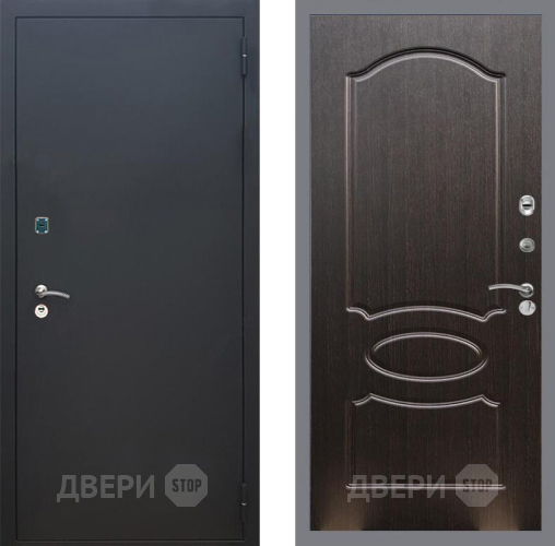 Дверь Рекс (REX) 1A Черный Муар FL-128 Венге светлый в Дзержинском