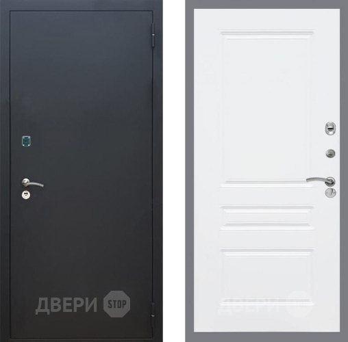 Дверь Рекс (REX) 1A Черный Муар FL-243 Силк Сноу в Дзержинском