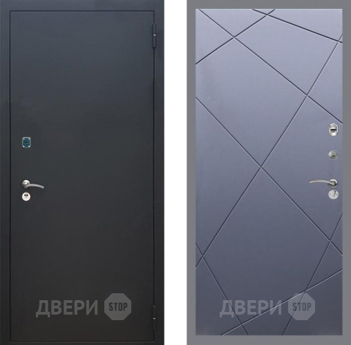 Дверь Рекс (REX) 1A Черный Муар FL-291 Силк титан в Дзержинском