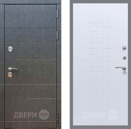 Входная металлическая Дверь Рекс (REX) 21 FL-289 Белый ясень в Дзержинском