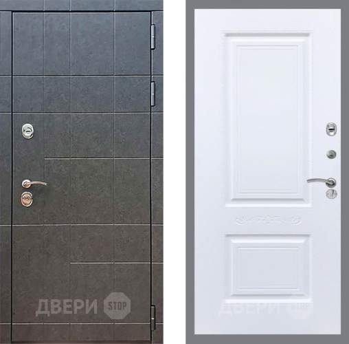 Входная металлическая Дверь Рекс (REX) 21 Смальта Силк Сноу в Дзержинском