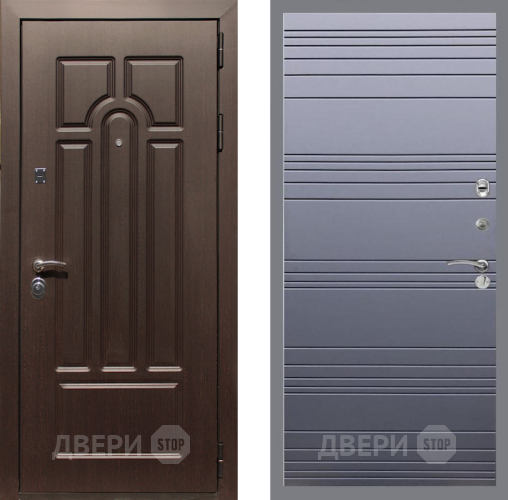 Дверь Рекс (REX) Эврика Line Силк титан в Дзержинском