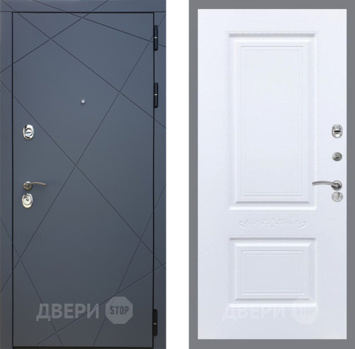 Дверь Рекс (REX) 13 Силк Титан Смальта Силк Сноу в Дзержинском