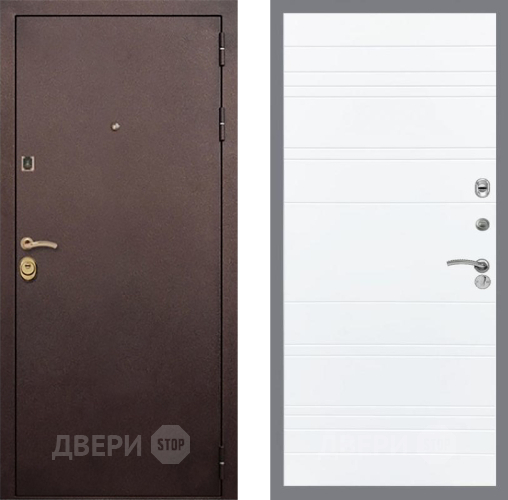 Дверь Рекс (REX) Лайт 3К Line Силк Сноу в Дзержинском