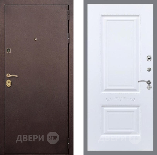 Входная металлическая Дверь Рекс (REX) Лайт 3К Смальта Силк Сноу в Дзержинском