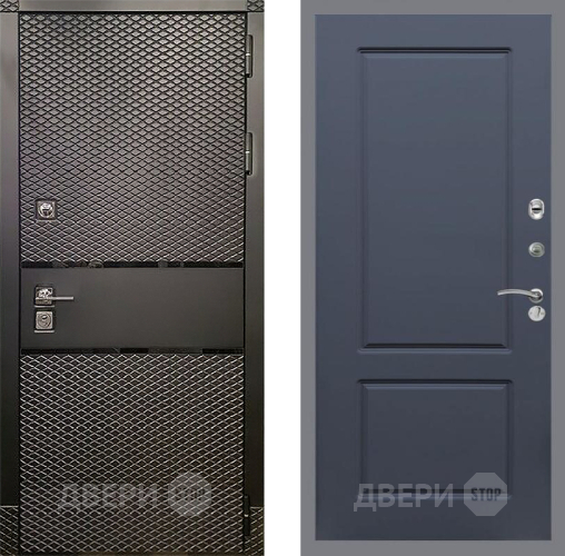 Дверь Рекс (REX) 15 Черный Кварц FL-117 Силк титан в Дзержинском
