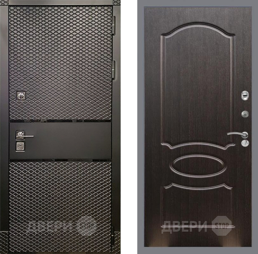 Дверь Рекс (REX) 15 Черный Кварц FL-128 Венге светлый в Дзержинском
