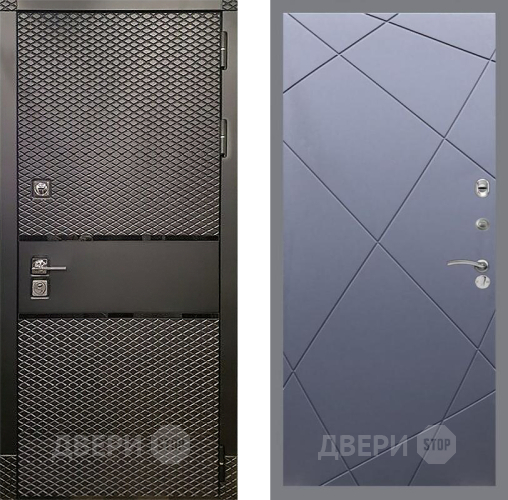 Дверь Рекс (REX) 15 Черный Кварц FL-291 Силк титан в Дзержинском
