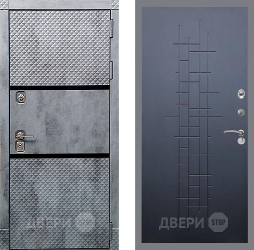 Дверь Рекс (REX) 15 Бетон Темный FL-289 Ясень черный в Дзержинском