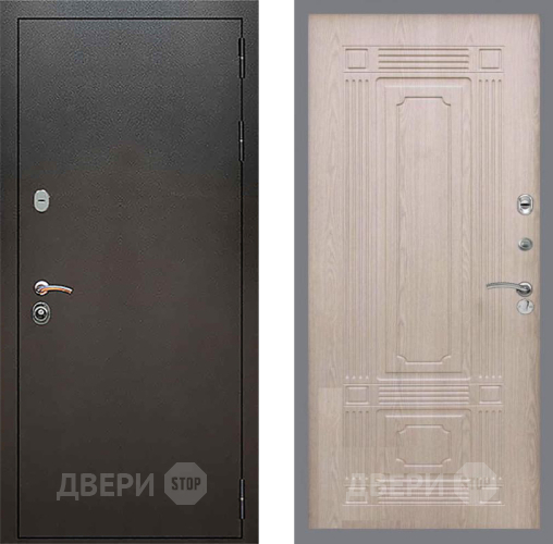 Дверь Рекс (REX) 5 Серебро Антик FL-2 Беленый дуб в Дзержинском