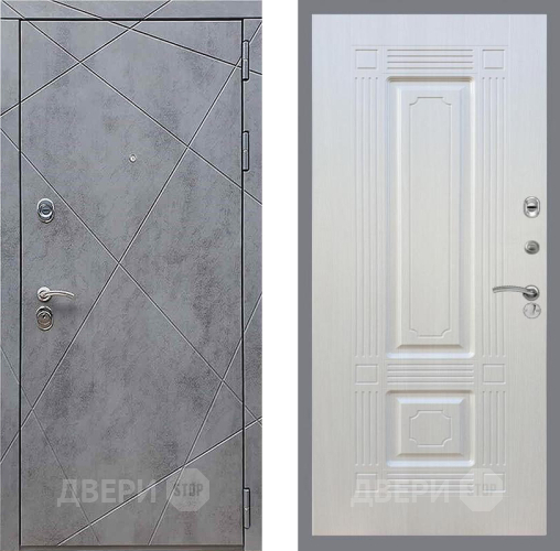 Дверь Рекс (REX) 13 Бетон Темный FL-2 Лиственница беж в Дзержинском