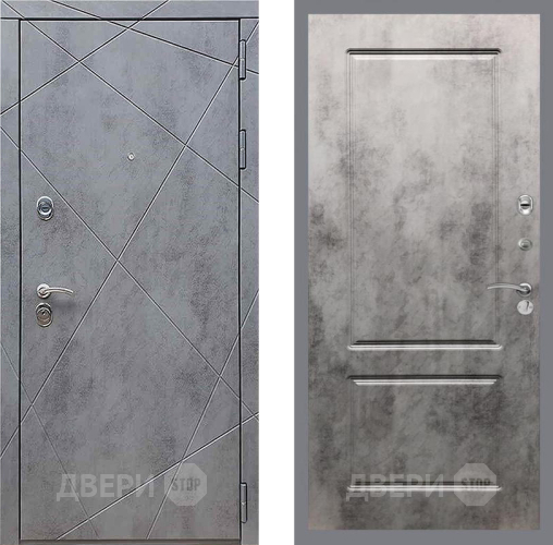 Дверь Рекс (REX) 13 Бетон Темный FL-117 Бетон темный в Дзержинском