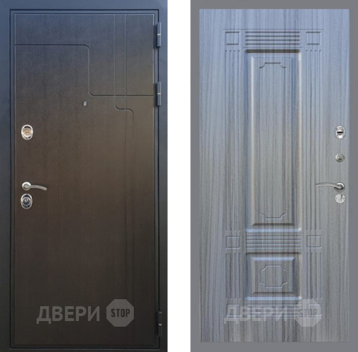 Входная металлическая Дверь Рекс (REX) Премиум-246 FL-2 Сандал грей в Дзержинском