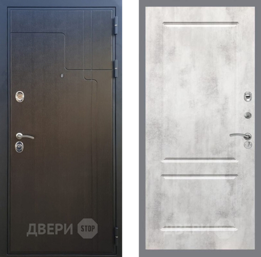Входная металлическая Дверь Рекс (REX) Премиум-246 FL-117 Бетон светлый в Дзержинском