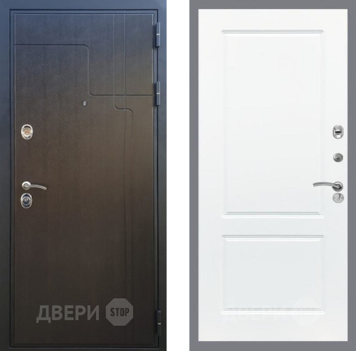 Входная металлическая Дверь Рекс (REX) Премиум-246 FL-117 Силк Сноу в Дзержинском