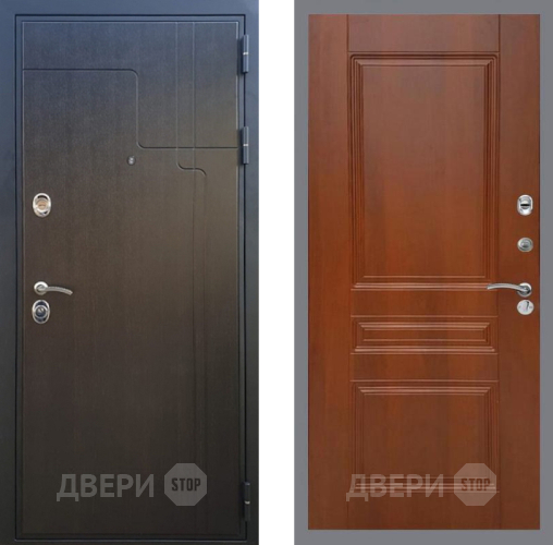 Входная металлическая Дверь Рекс (REX) Премиум-246 FL-243 Итальянский орех в Дзержинском