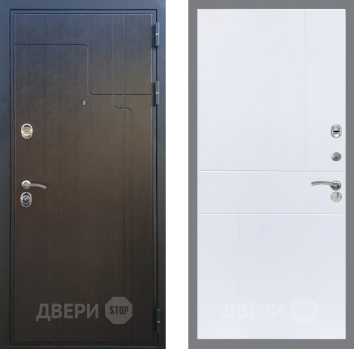 Входная металлическая Дверь Рекс (REX) Премиум-246 FL-290 Силк Сноу в Дзержинском