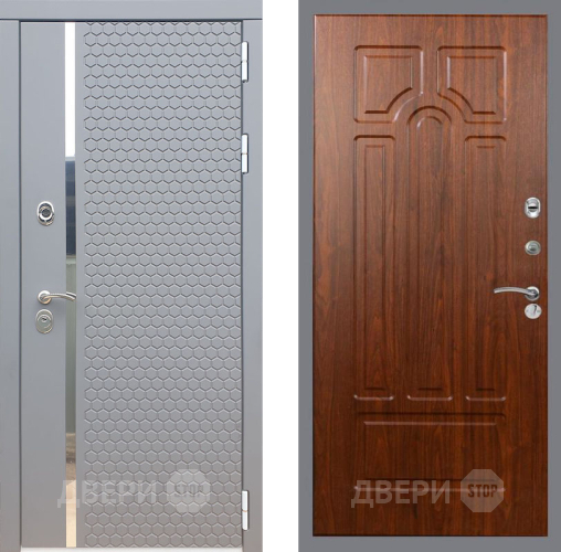 Входная металлическая Дверь Рекс (REX) 24 FL-58 Морёная берёза в Дзержинском