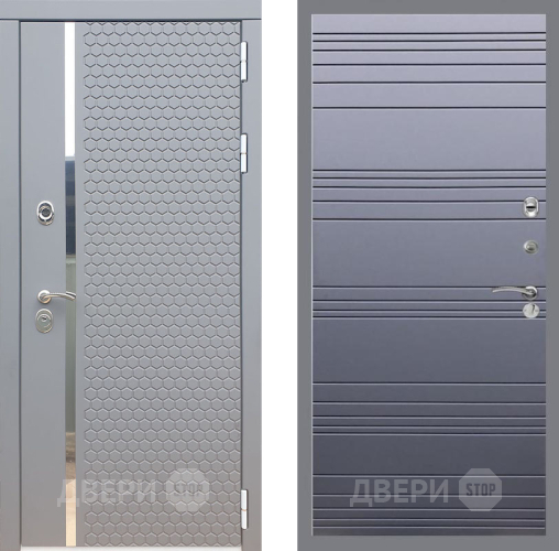 Дверь Рекс (REX) 24 Line Силк титан в Дзержинском