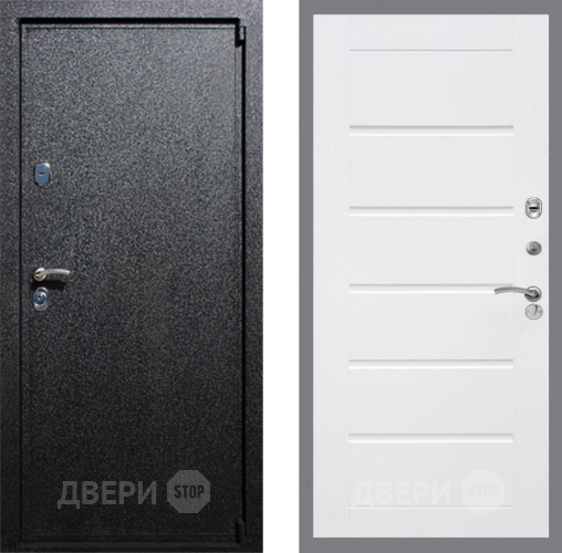 Входная металлическая Дверь Рекс (REX) 3 Сити Белый ясень в Дзержинском