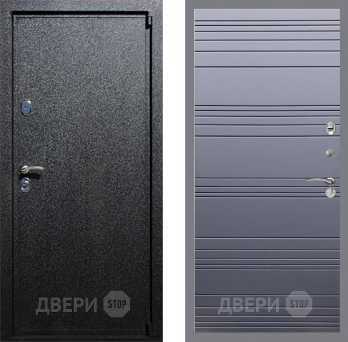 Входная металлическая Дверь Рекс (REX) 3 Line Силк титан в Дзержинском