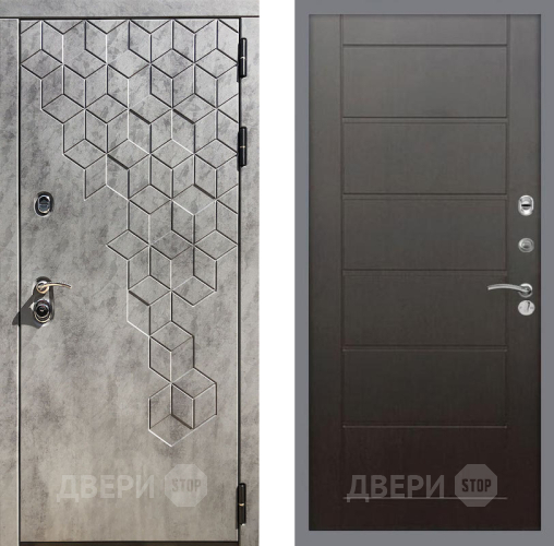 Входная металлическая Дверь Рекс (REX) 23 Сити Венге в Дзержинском