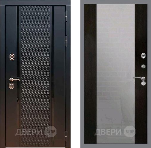 Входная металлическая Дверь Рекс (REX) 25 СБ-16 Зеркало Венге в Дзержинском