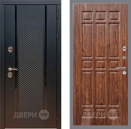Входная металлическая Дверь Рекс (REX) 25 FL-33 орех тисненый в Дзержинском