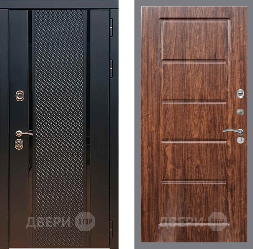 Входная металлическая Дверь Рекс (REX) 25 FL-39 орех тисненый в Дзержинском
