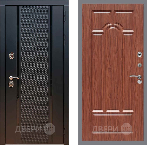 Дверь Рекс (REX) 25 FL-58 орех тисненый в Дзержинском
