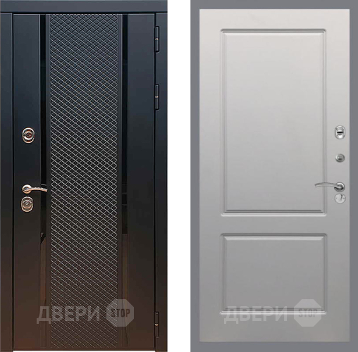 Входная металлическая Дверь Рекс (REX) 25 FL-117 Грей софт в Дзержинском