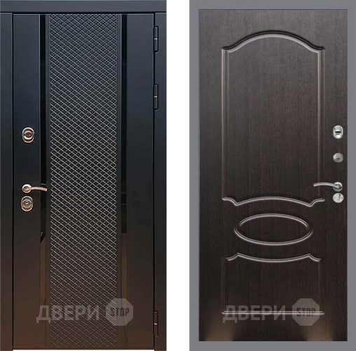 Входная металлическая Дверь Рекс (REX) 25 FL-128 Венге светлый в Дзержинском