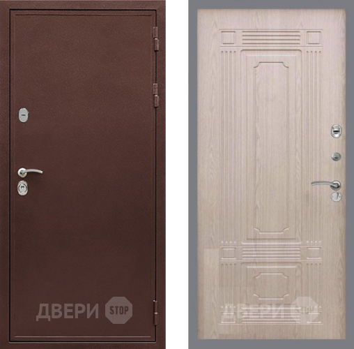 Дверь Рекс (REX) 5 металл 3 мм FL-2 Беленый дуб в Дзержинском