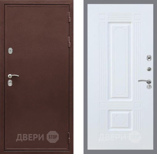 Дверь Рекс (REX) 5 металл 3 мм FL-2 Силк Сноу в Дзержинском