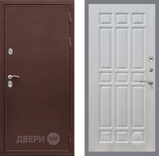 Входная металлическая Дверь Рекс (REX) 5 металл 3 мм FL-33 Лиственница беж в Дзержинском