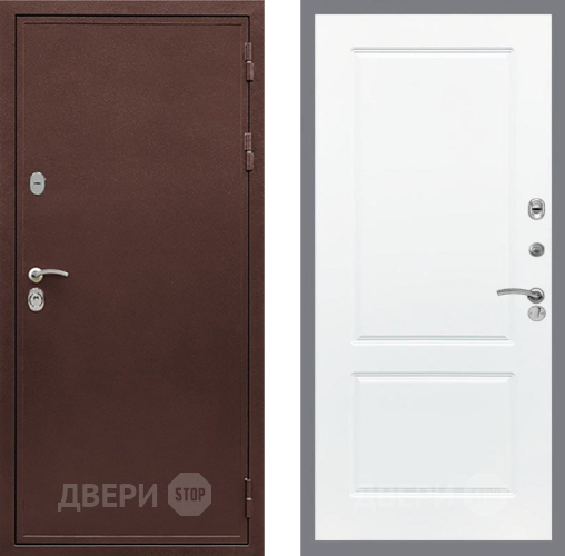 Входная металлическая Дверь Рекс (REX) 5 металл 3 мм FL-117 Силк Сноу в Дзержинском