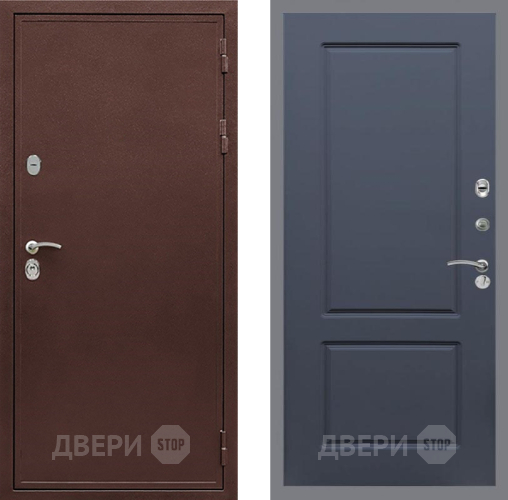 Дверь Рекс (REX) 5 металл 3 мм FL-117 Силк титан в Дзержинском