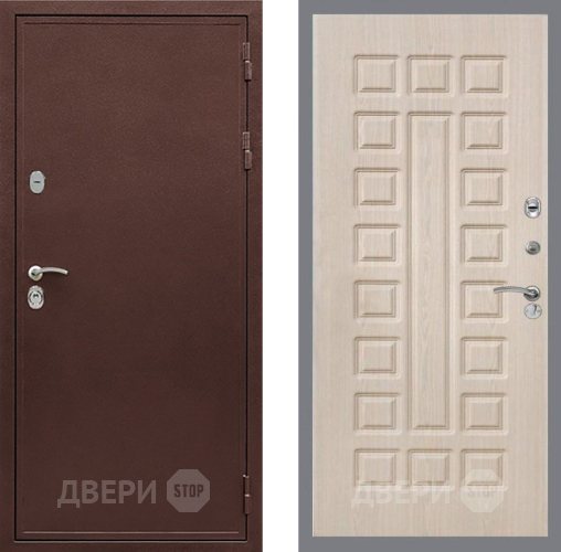 Дверь Рекс (REX) 5 металл 3 мм FL-183 Беленый дуб в Дзержинском