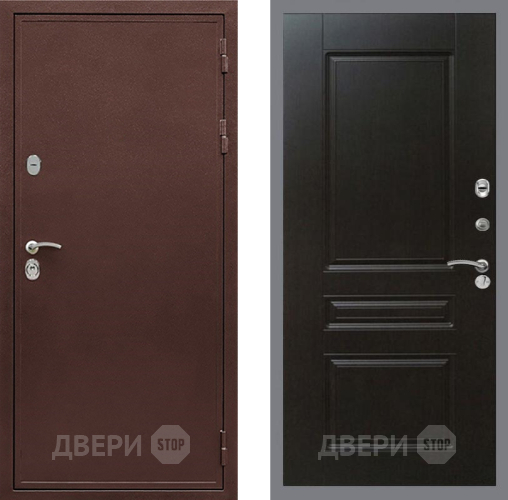Дверь Рекс (REX) 5 металл 3 мм FL-243 Венге в Дзержинском