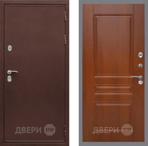 Дверь Рекс (REX) 5 металл 3 мм FL-243 Итальянский орех в Дзержинском