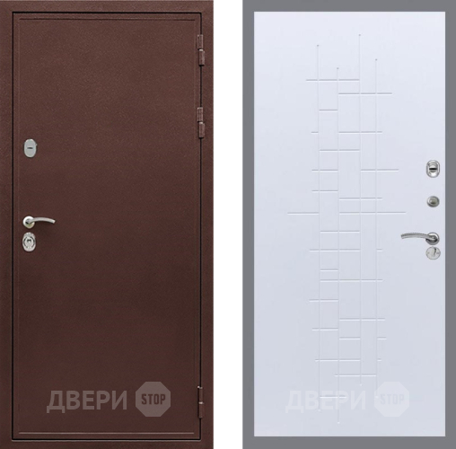 Входная металлическая Дверь Рекс (REX) 5 металл 3 мм FL-289 Белый ясень в Дзержинском